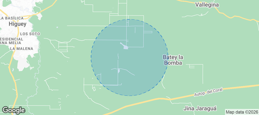 República Dominicana Airbnb map